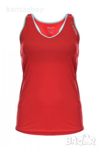 Reebok tank top red rust - страхотен дамски потник, снимка 1 - Потници - 34135973