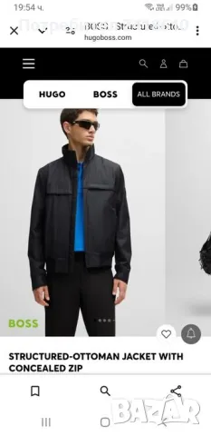 Hugo Boss Jadon 12 Thermore Jacket Size 3XL ОРИГИНАЛ! Мъжко Яке!, снимка 2 - Якета - 48071119