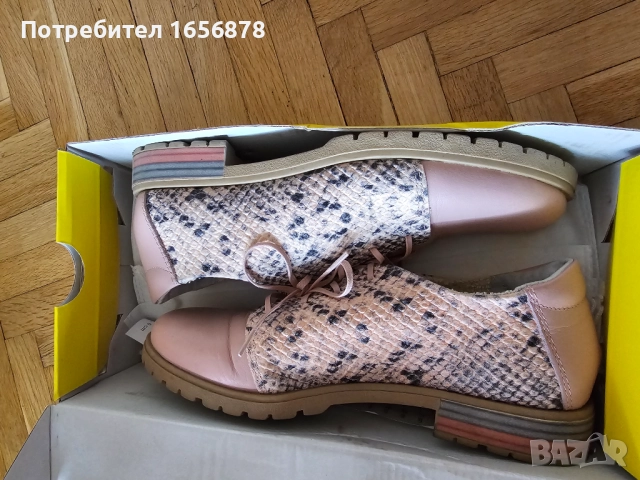   Обувки естествена кожа Gabina 38, снимка 4 - Дамски ежедневни обувки - 51580535