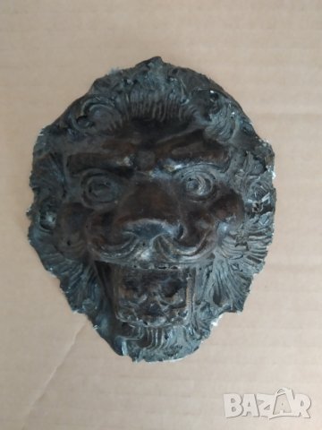 апликация-лъвска глава, снимка 1 - Антикварни и старинни предмети - 35561858