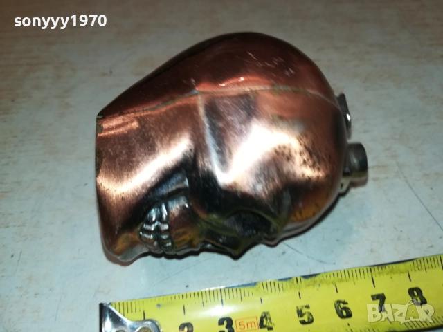 ЧЕРЕП-МЕТАЛНА ЗАПАЛКА-ВНОС SWISS 0709251635, снимка 11 - Колекции - 51633861