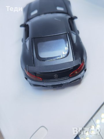 Mercedes Benz GTR макет черен, снимка 10 - Колекции - 39698099