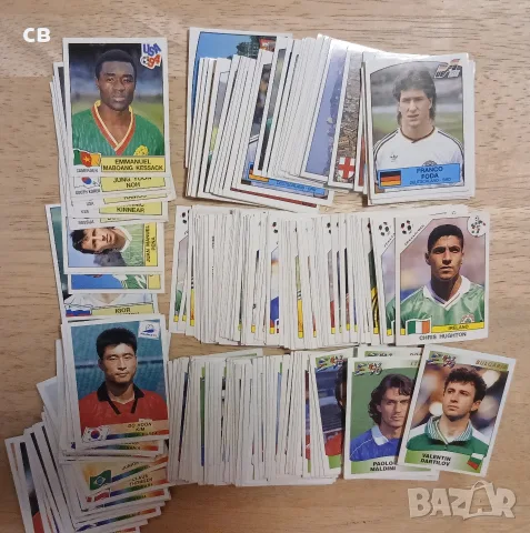 Лот 222 стикера от Евро 88 Евро 96 Световното 90 94 98 Панини Panini, снимка 2 - Други ценни предмети - 55806409