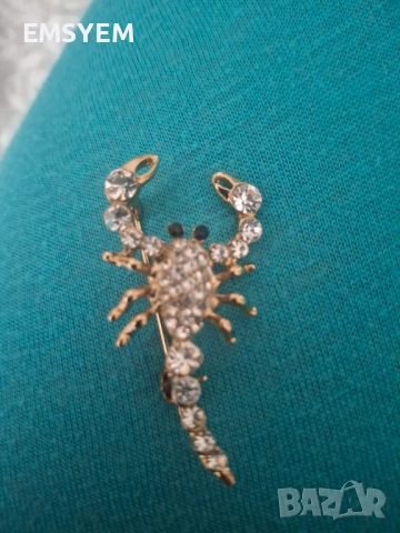 Брошка Скорпион , снимка 5 - Други - 51553035