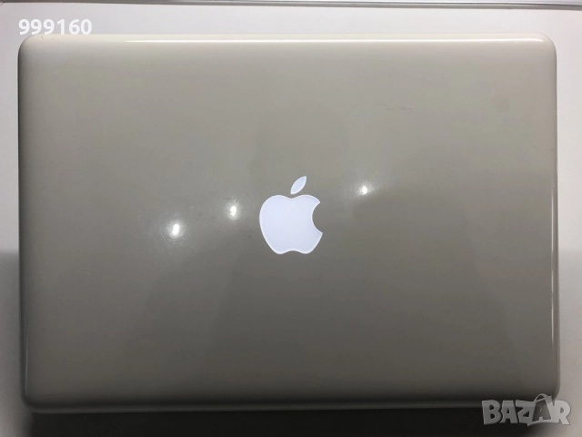 Лаптоп APPLE MacBook A1342 в много добро състояние, SSD, има Windows7