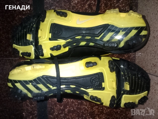 Бутонки Nike T90 Laser II yellow air zoom 40,5 размер., снимка 10 - Спортни обувки - 54284502