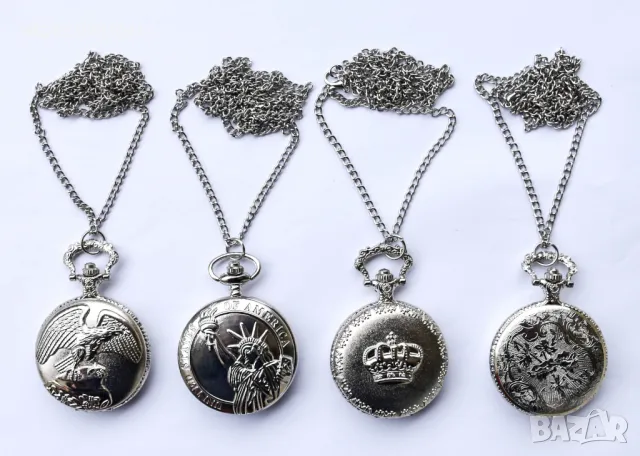 НОВ ДЖОБЕН ЧАСОВНИК С ВЕРИЖКА. ДЖОБНИ ЧАСОВНИЦИ С ВЕРИЖКА, КЮСТЕК. DZHOBEN CHASOVNIK,POCKET WATCH., снимка 2 - Джобни - 42020083