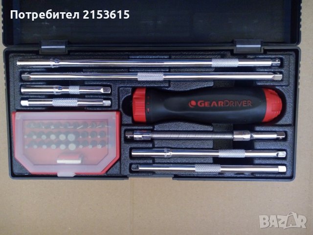 GearWrench GearDriver РАТЧЕТ ДРЪЖКА  със сменяеми НАКРАЙНИЦИ  БИТОВЕ КОМПЛЕКТ , снимка 5 - Други инструменти - 42368961