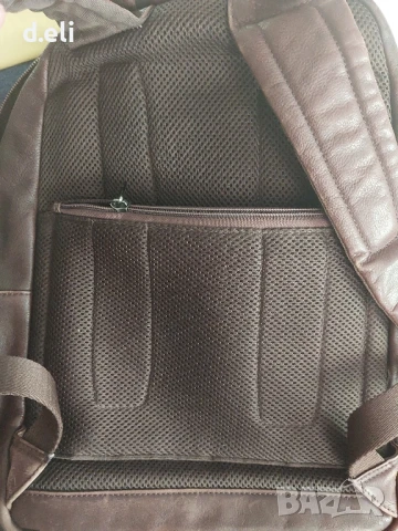 PIQUADRO Italy Original. Страхотна кожена раница, снимка 9 - Раници - 21372553