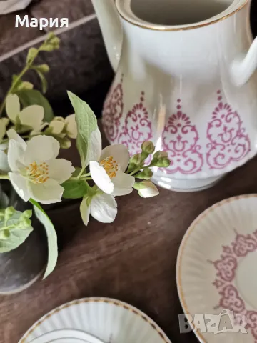 Български порцелан Китка, снимка 10 - Сервизи - 47436003
