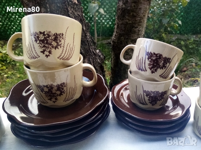 Български сервиз за чай и кафе, снимка 2 - Сервизи - 52170991