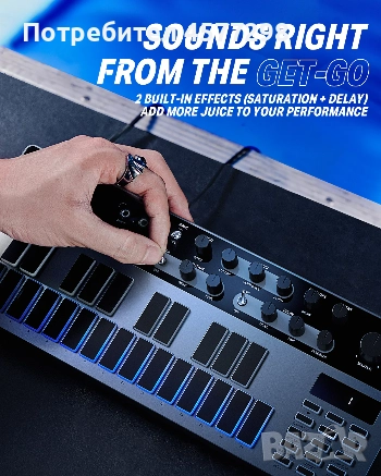 Синтезатор Donner Essential B1, снимка 6 - Синтезатори - 52445923