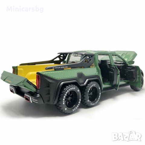 Метални колички: Mercedes-Benz Monster X-Class 6X6 (Мерцедес-Бенц Монстър Х клас), снимка 15 - Колекции - 31146540