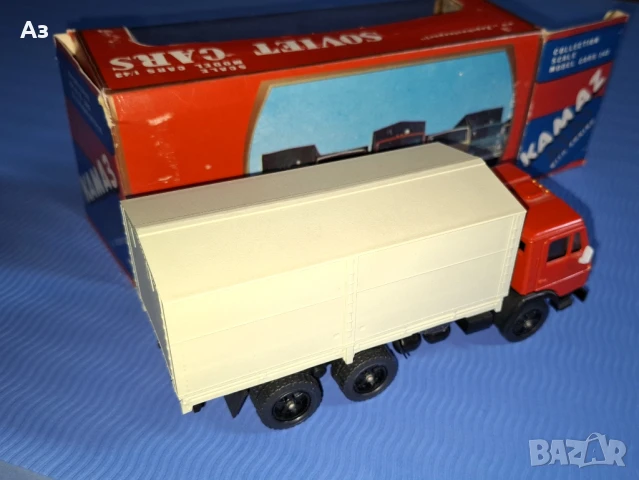 Руски съветски соц модел КАМАЗ 5320 1:43 СССР Made in USSR, снимка 3 - Колекции - 50506586