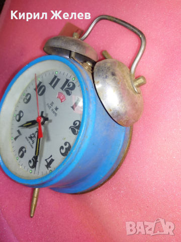 FIVE RAMS MADE in CHINA Стар РЯДЪК КОЛЕКЦИОНЕРСКИ МОДЕЛ РЕТРО МЕХАНИЧЕН КИТАЙСКИ БУДИЛНИК 30507, снимка 7 - Антикварни и старинни предмети - 44549340