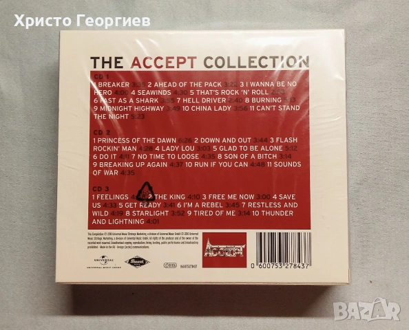Accept - The Accept Collection (3CD Box Set), снимка 5 - CD дискове - 53057341