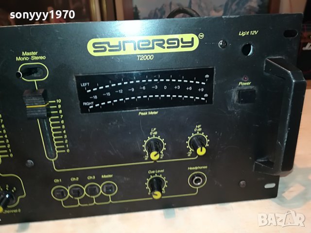 synergy t2000 mixer-внос england 1305231855, снимка 8 - Ресийвъри, усилватели, смесителни пултове - 40690853