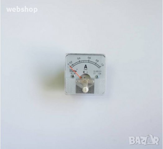 Амперметър AC директен 10A Ф44mm, снимка 1