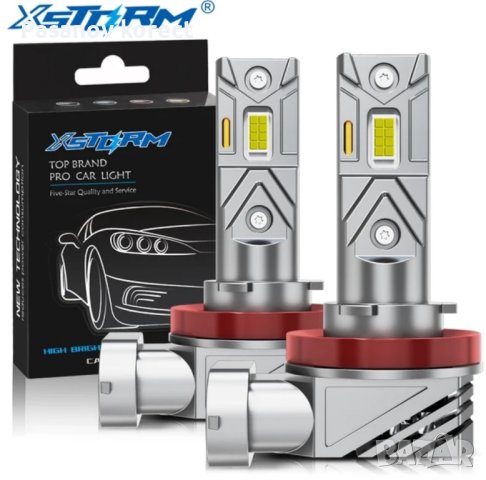 Много мощни LED  csp лед крушки H1 H4 H7 H11 9005 9006  T10 C5 (автомобил  лампи), снимка 7 - Аксесоари и консумативи - 44443709