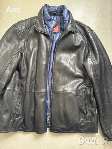 TRAPPER яке от ест.кожа с дебела подплата