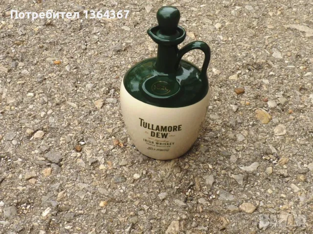 Оригинална антикварна керамична бутилка TULLAMORE DEW, снимка 1 - Антикварни и старинни предмети - 48063113