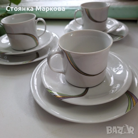 Три тройни сета за кафе-Рьорстранд-Швеция, снимка 5 - Чаши - 53272467