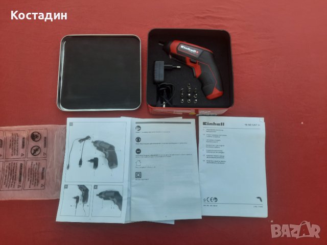 Акумулаторна отвертка, 3.6V,  Einhell TE-SD 3.61 Li-Ion батерия 1.5Ah