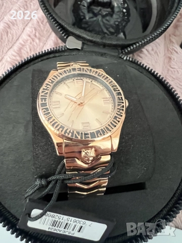 Чисто нов оригинален дамски часовник Plein Sport (Philipp Plein) – Rose Gold, снимка 2 - Дамски - 55777993