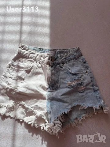 Къси дънки Bershka Cropp , снимка 6 - Къси панталони и бермуди - 55883585