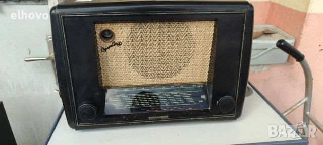 Старо лампово радио Telefunken Operette 50, снимка 2 - Антикварни и старинни предмети - 53972595