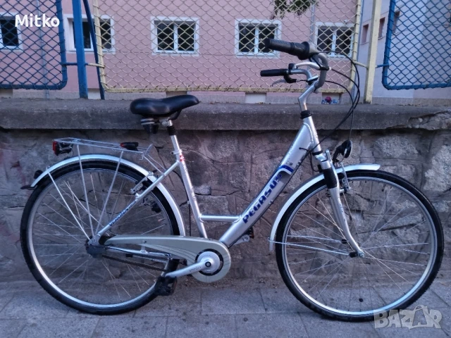 28 цола алуминиев велосипед с 7 скорости усилени капли амортисьори предни като нов , снимка 2 - Велосипеди - 50739721