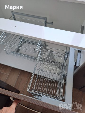 Механизъм с плавно прибиране за сляп ъгъл - за ъглов долен шкаф за кухня, снимка 2 - Кухни - 42612393