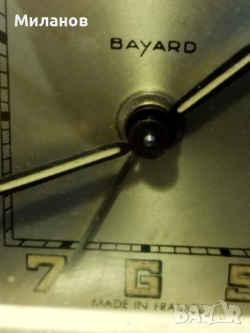 Стар механичен будилник, настолен часовник, снимка 3 - Антикварни и старинни предмети - 51993851