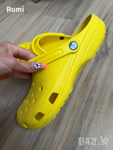 Оригинални жълти чехли Crocs ! 45-46 н