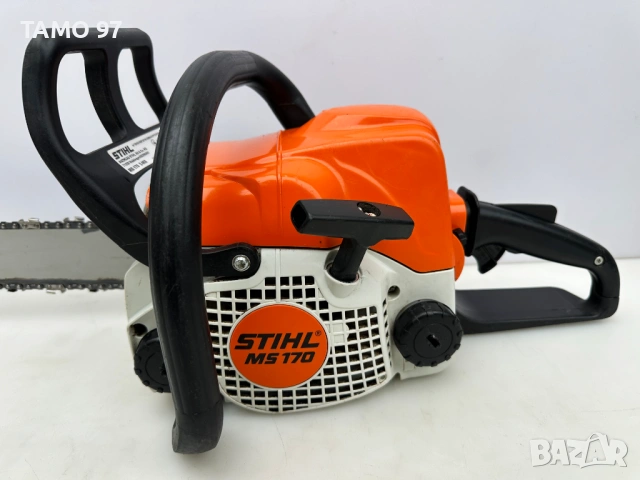 Stihl MS 170 C - Бензинова моторна резачка перфектна!, снимка 3 - Моторни триони/резачки - 53366938