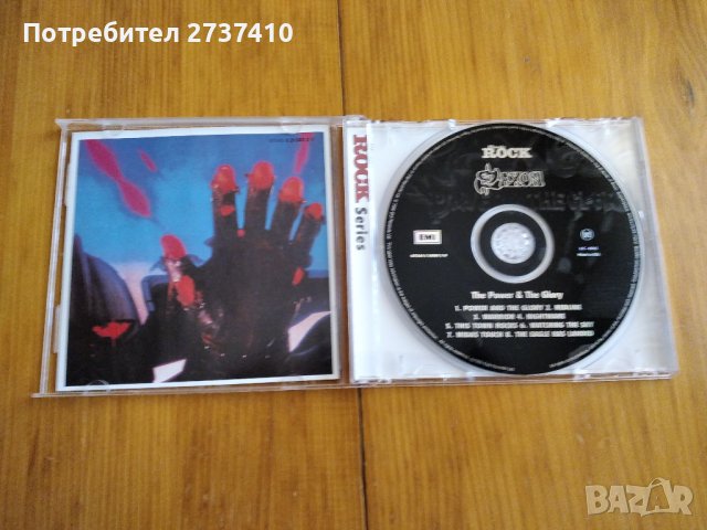 SAXON - POWER & THE GLORY 14лв оригинален диск, снимка 2 - CD дискове - 44199584