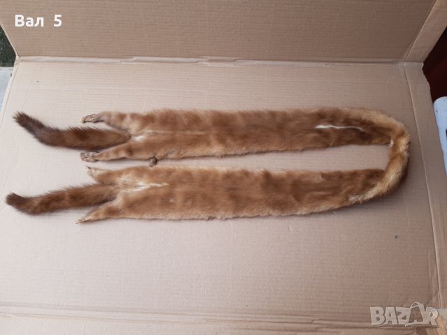 Кожена яка - белка , норка , златка, снимка 4 - Антикварни и старинни предмети - 29944110