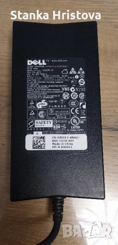 Оригинално зарядно за лаптоп Dell 19,5v 6,7A.