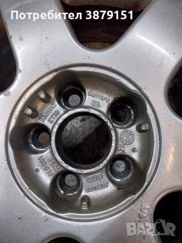 Оригинални джанти за ауди А3 ЕТ38, снимка 4 - Гуми и джанти - 52870228