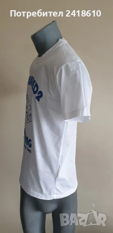 DSQUARED2 Cotton Mens Size S НОВО! ОРИГИНАЛ! Мъжка Тениска!, снимка 9 - Тениски - 54256322