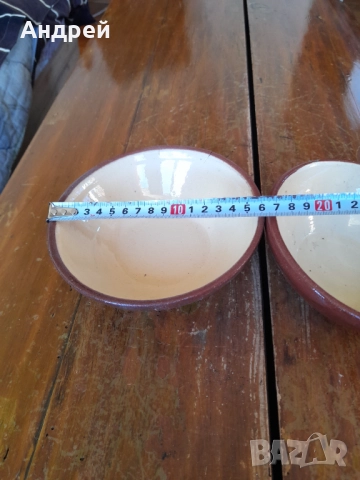 Стара керамична паница,паници #18, снимка 4 - Други ценни предмети - 52850953