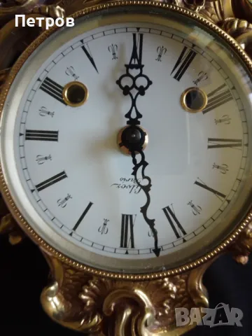 каминен часовник 44 см, снимка 5 - Антикварни и старинни предмети - 48704212