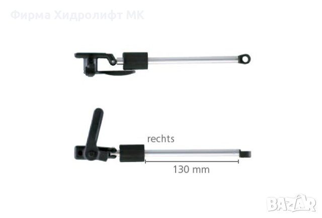 Комплект опорни рамена за прозорец с височина 450мм. DOMETIC SEITZ S3 и S4 396127, снимка 2 - Аксесоари и консумативи - 40861278