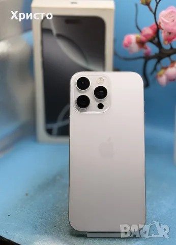 Apple iPhone 16 Pro Max, 512GB, 5G, White Titanium, снимка 4 - Apple iPhone - 56539892