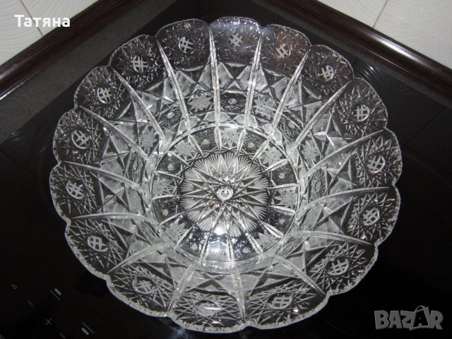   КРИСТАЛНИ ЧАШИ ; КУПИ;  КОШНИЦА; БОХЕМИЯ -ЧЕХИЯ;, снимка 5 - Чаши - 34317980