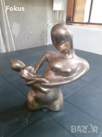 Страхотна метална статуетка фигура пластика