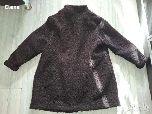 Дамско черно палто Esmara 56, снимка 2 - Якета - 52800372