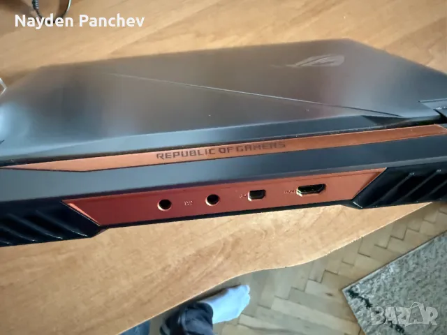 ASUS ROG g703g i7 8750H, 32gb RAM, RTX 2080, 2x512GB SSD, 1TB SSHD, снимка 5 - Лаптопи за дома - 50333529