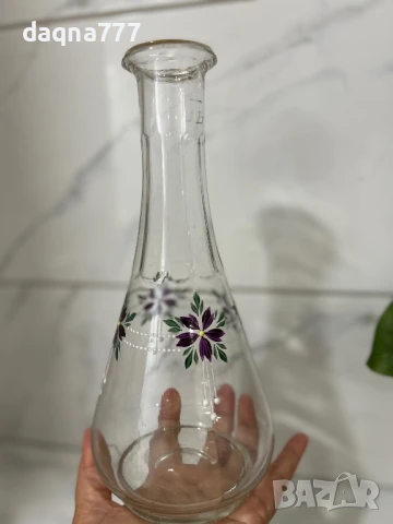 Vtg ръчно рисувана ваза/ гарафа Германия от 60-те години, снимка 13 - Декорация за дома - 50680227