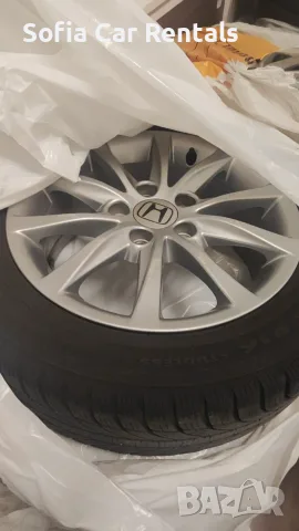 Лети джанти Honda 16" зимни гуми, снимка 4 - Гуми и джанти - 55777384